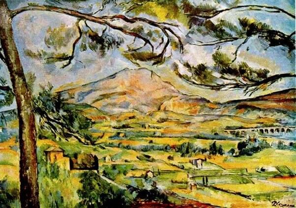 ポール・セザンヌ《サント・ヴィクトワール山》 (1887年) 