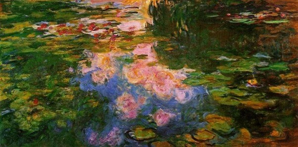 《Water Lily Pond》(1917-1919年)
