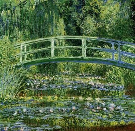 《The Japanese Bridge (The Water-Lily Pond)》(1897 - 1899年)