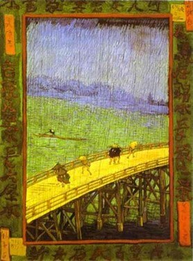 フィンセント・ファン・ゴッホ《雨の大橋》(1887年)