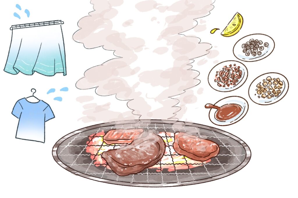 家での焼肉の匂い、その正体は？