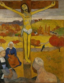 ポール・ゴーギャン《黄色いキリスト》(1889年)　出展:Wikimedia