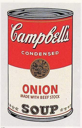 《キャンベルスープの缶》(1962年)　出展:Wikiart