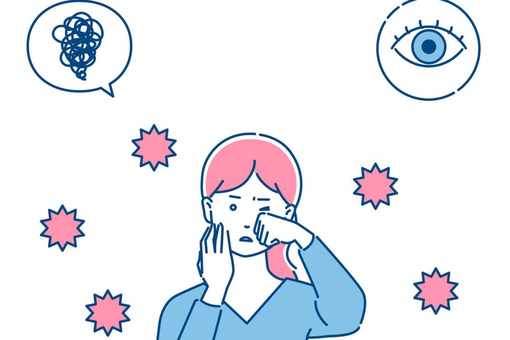２．ハウスダストにより引き起こされるアレルギーの症状