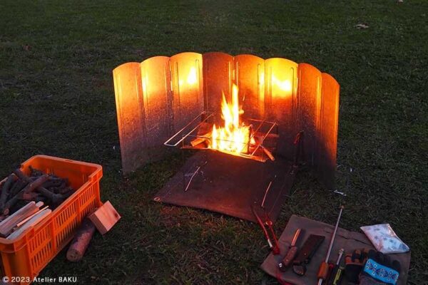 冬ソロにおすすめの焚き火用具