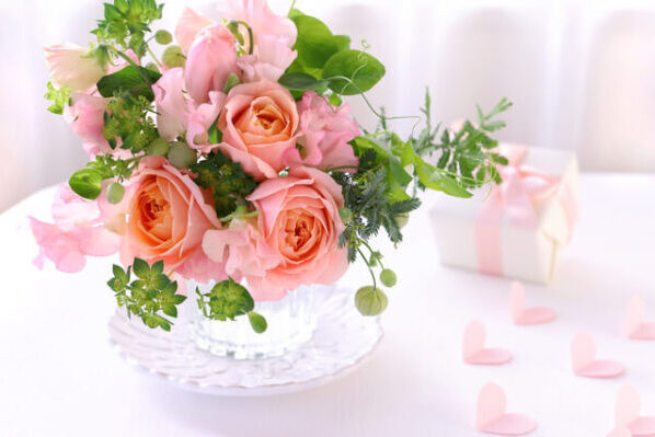 ピンクのバラ「心の余裕を育む4月のお花」花セラピー⑩