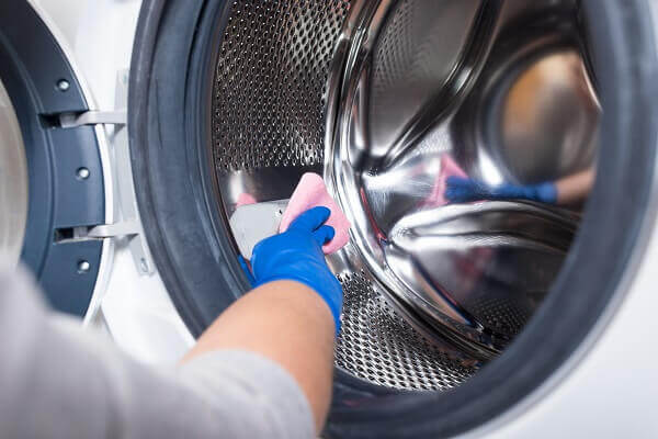 ドラム式洗濯機の洗濯槽の掃除方法