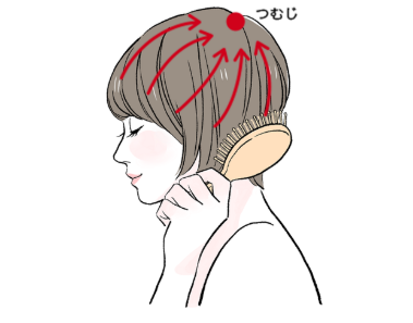 濡れたまま放置せず、根本からしっかり乾かす