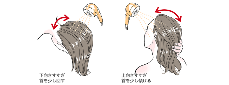 すすぎがカギ! 洗い残しがないように