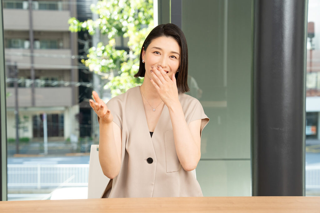 夫にも資産運用の大切さを伝えて(橋本マナミさん)