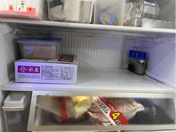 余白を作り、予定外の食材を置くスペースとする