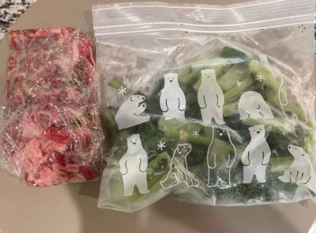 調理済み冷凍も活用する