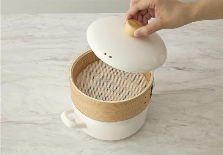 トレンド人気アイテム①せいろ付きホーロー鍋