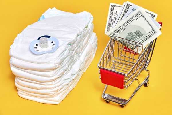 布おむつ併用で紙おむつ代を月3,700円カット